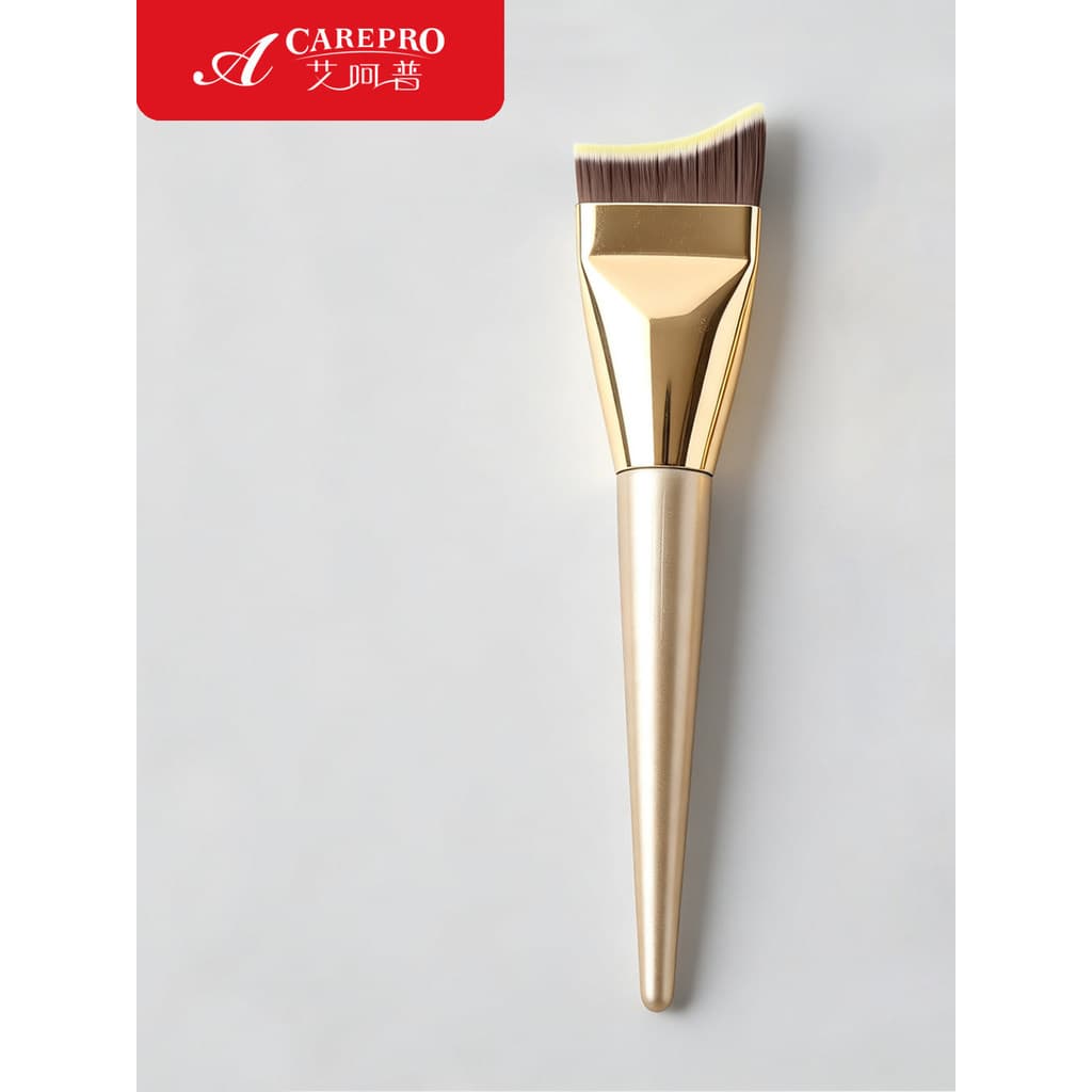 Pincel de base/tipo em linha A2pn001-tipo crescente pincel de base cabeça inclinada pincel de maquiagem base líquida pin