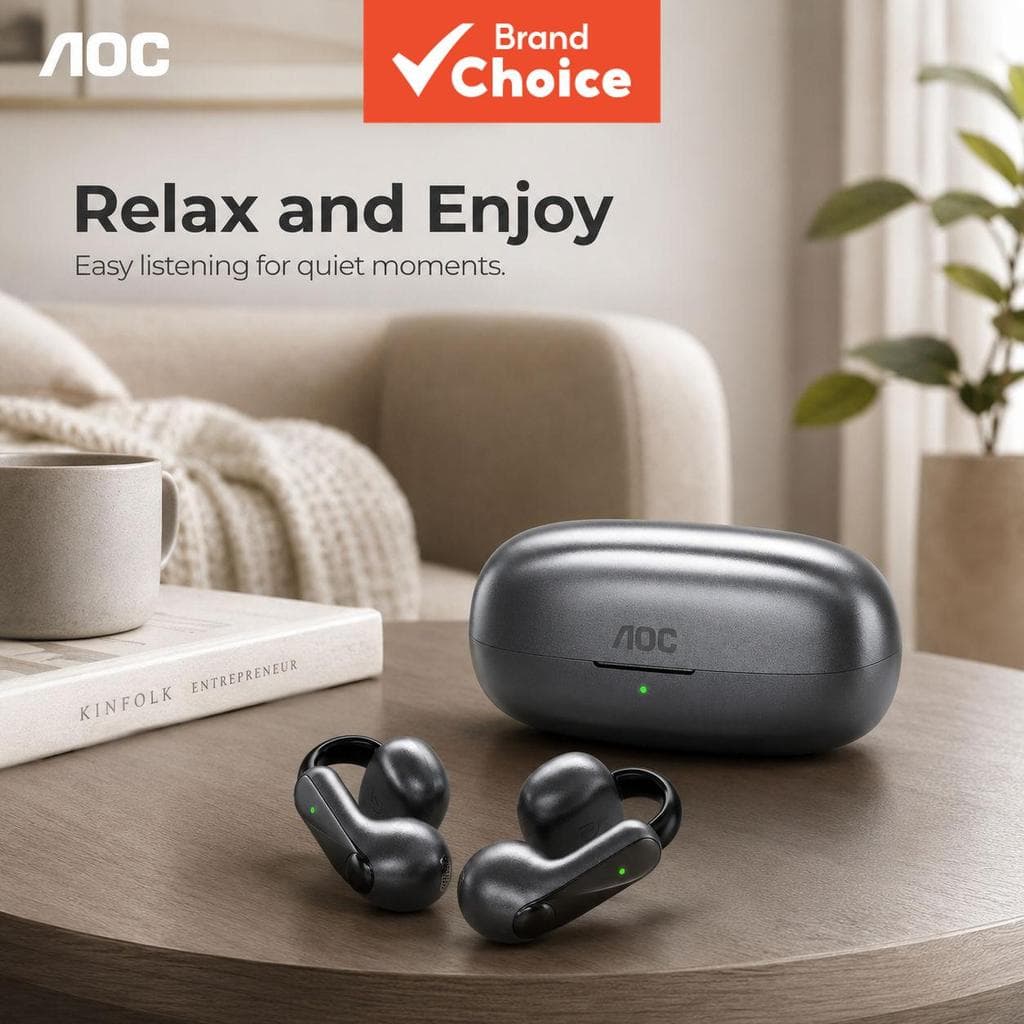 AOC ACD4614 Fones de Ouvido de Moda Sem Fio Bluetooth 6.0 Fones de Ouvido Conexão Estável Fones de Ouvido de Qualidade