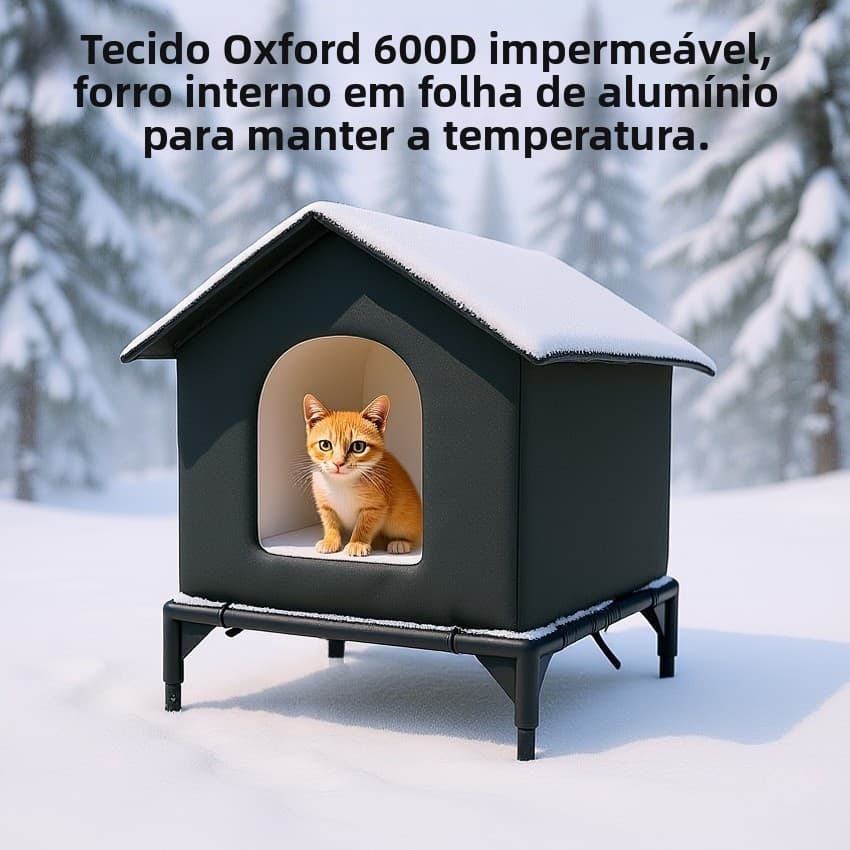 🔹Em alta🔹Casinha para animais de estimação para uso externo em todas as estações, abrigo para cães vadios, casinha para