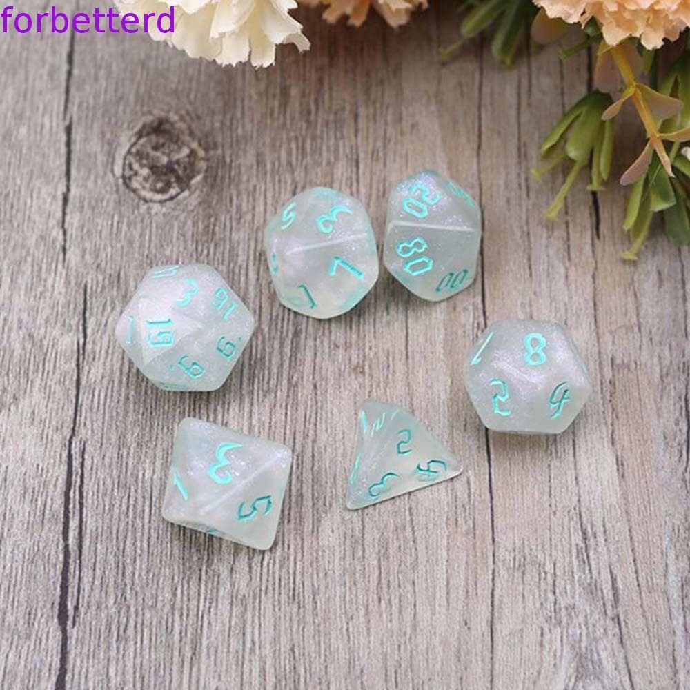 FORBETTERD Dados Brinquedo Poliédrico Jogando Jogos De Tabuleiro Jogo De Mesa Festa De Família Entretenimento Brinquedos