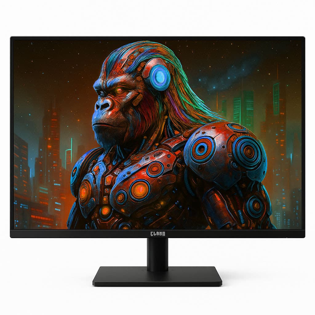 Monitor Gamer CLANM Cosmo 21.5 Polegadas Full HD 100Hz 5ms HDMI VGA Tela LED para PC Notebook Console