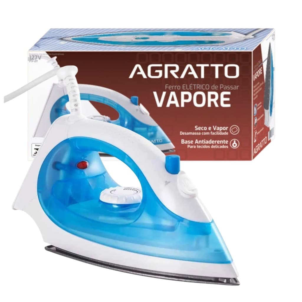 Ferro de Passar a Vapor e a Seco Agratto Vapore FV-01 127V