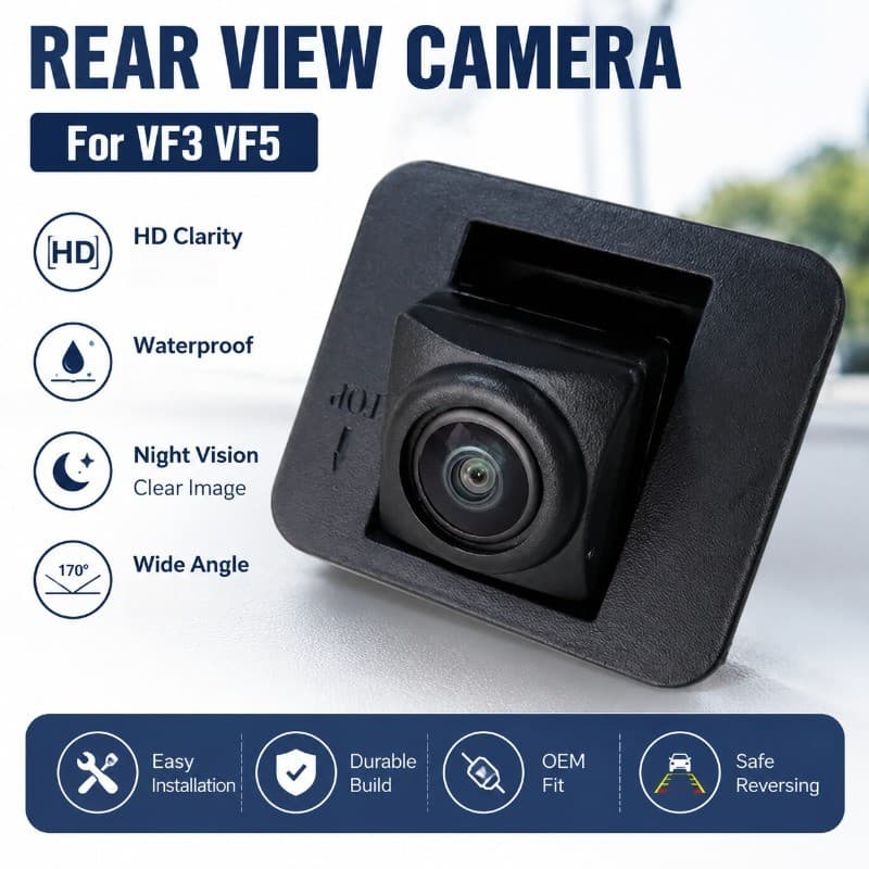 Câmera De Visão Traseira Para VinFast VF3 VF5 , Assistência De Reversão De Carro , Sistema HD , Acessório De Backup De V