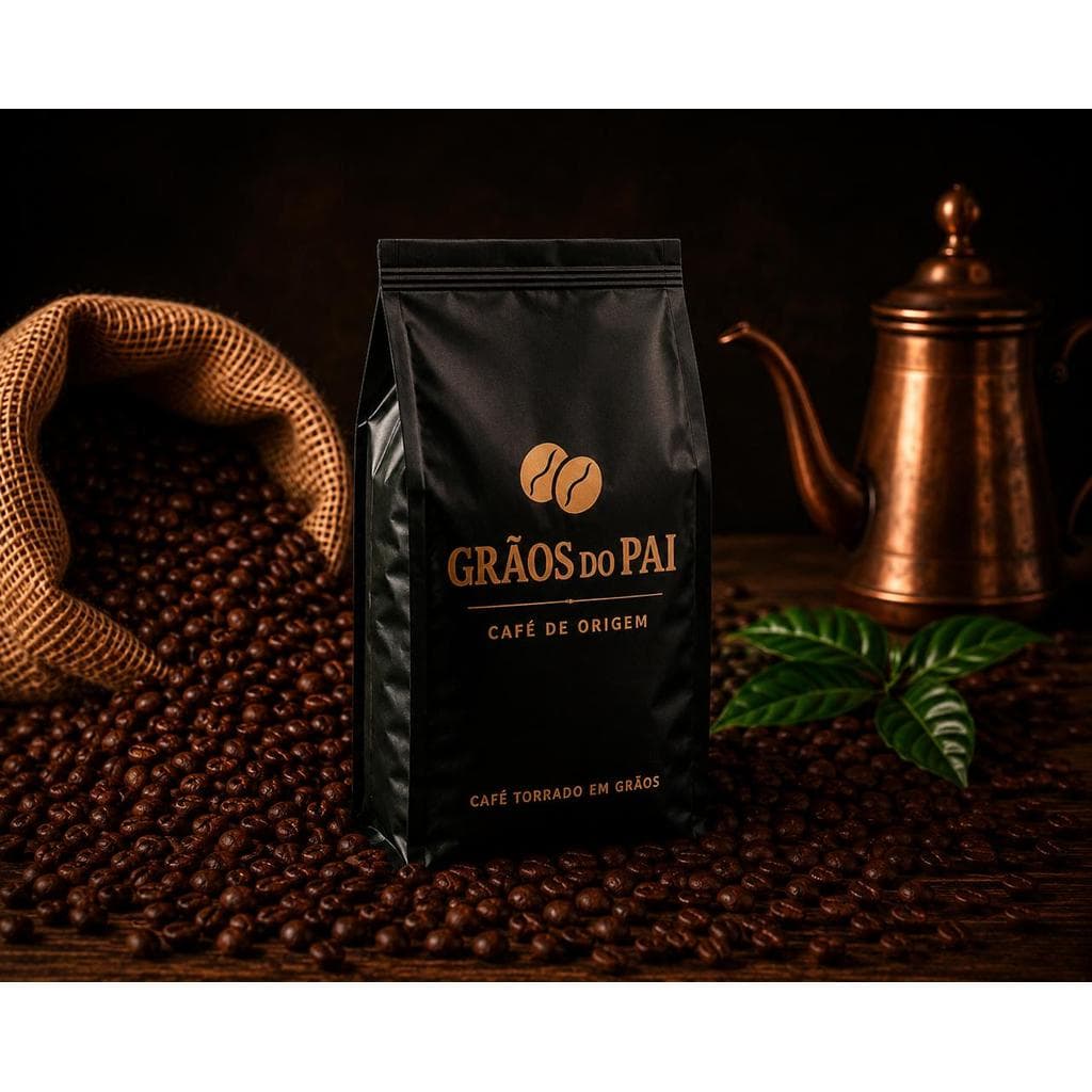 Café Especial 500g Em Grãos Torrado Especial Gourmet Grãos do Pai Selecionados