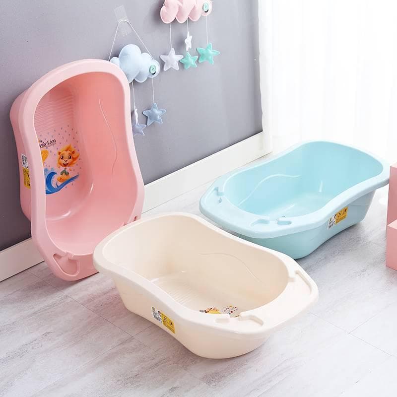 Banheira para bebês recém-nascidos, pode sentar e deitar, banheira Universal para bebês de 0 a 3 anos, 6 antiderrapantes
