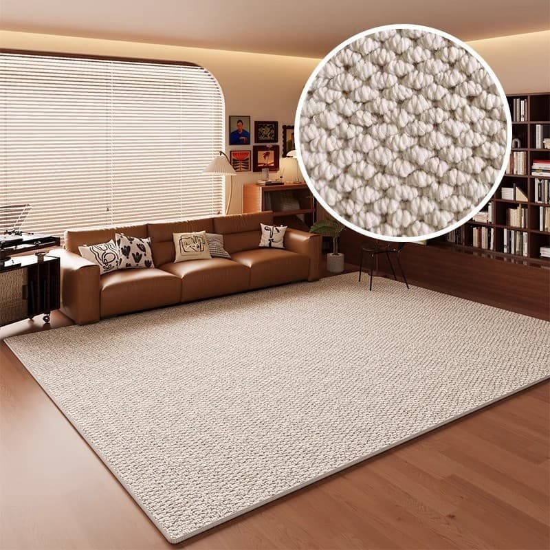 [Novo produto] imitação de Sisal tapete sala de estar resistente à sujeira fácil de cuidar tapete antiderrapante grande 