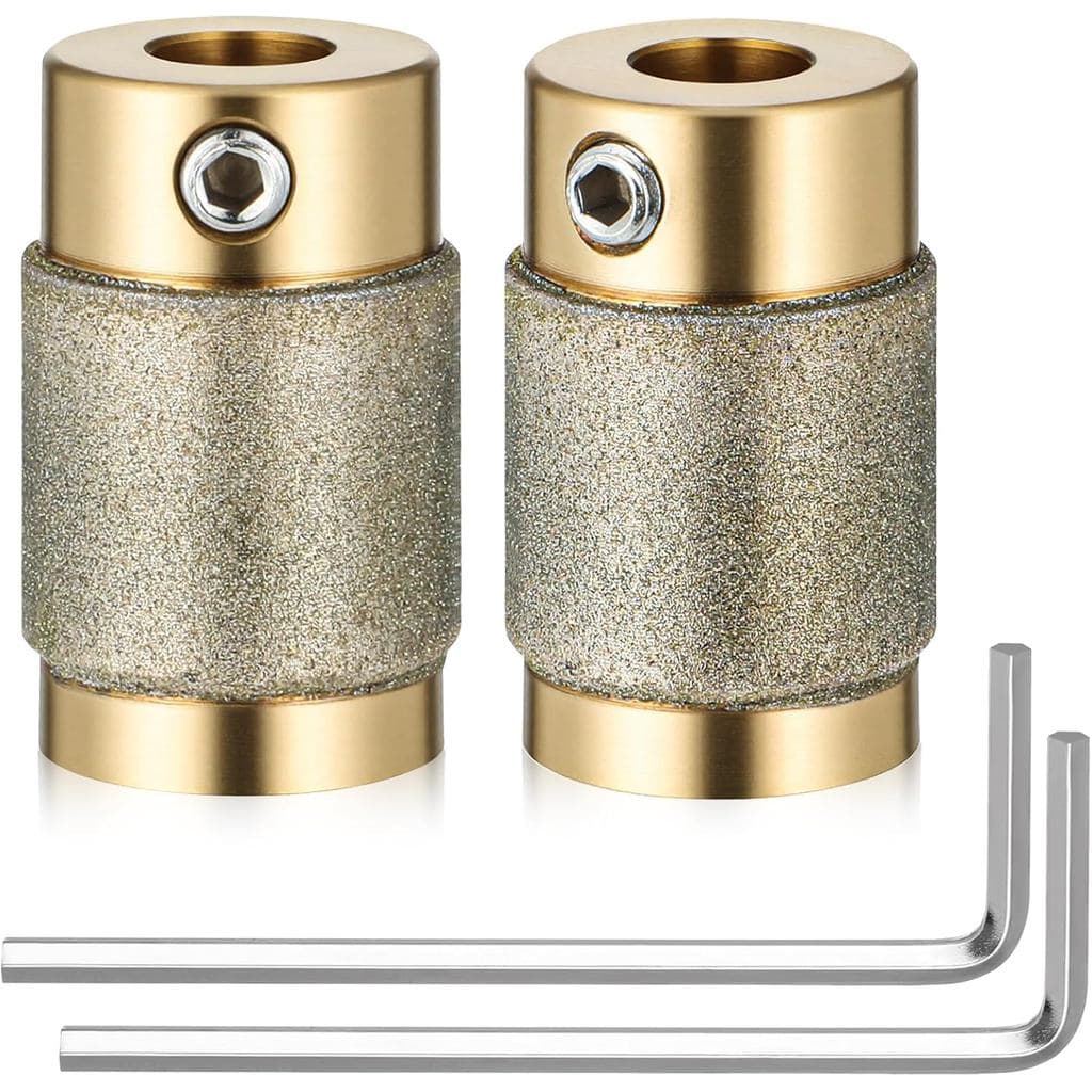 IANFAN 2 Peças de Pontas de Esmerilhadeira de Diamante de 3/4 Polegadas, Pontas de Esmerilhadeira com Núcleo de Latão pa