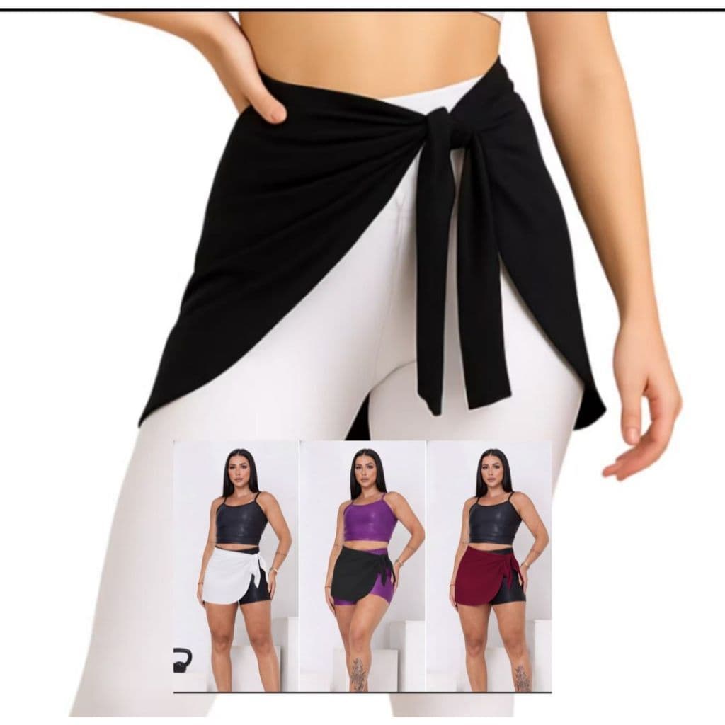 Saia Tapa Bumbum, crossfit, Fitness Roupas de Academia Feminina