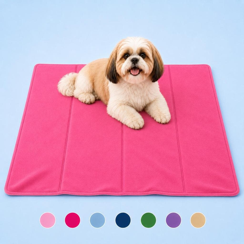 Kit 5 Manta Pet Cobertor para Cachorro e Gato Quentinha 60x60 Dupla Camada Lavável Macia para Sofá Cama Casinha e Carro
