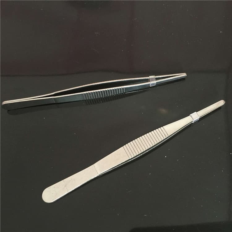 Kit de primeiros socorros pinças kit de primeiros socorros clipe de cabeça redonda de aço inoxidável com pinça de dente 