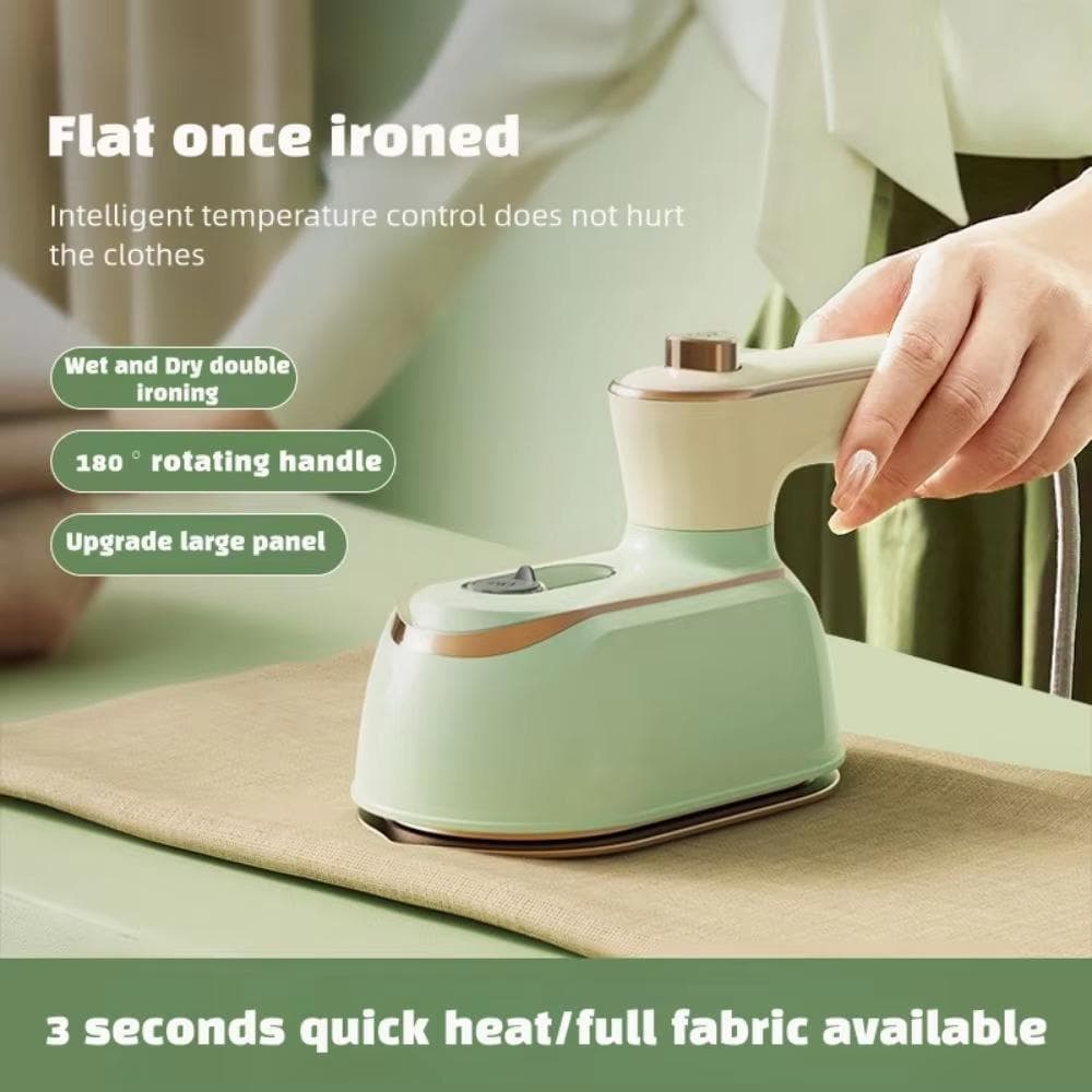 Ferro A Vapor Portátil Mini Dormitório Casa Pendurado Dobrável Para Fácil Viagem Vestir Rápido E Engomar De Roupas hwipf