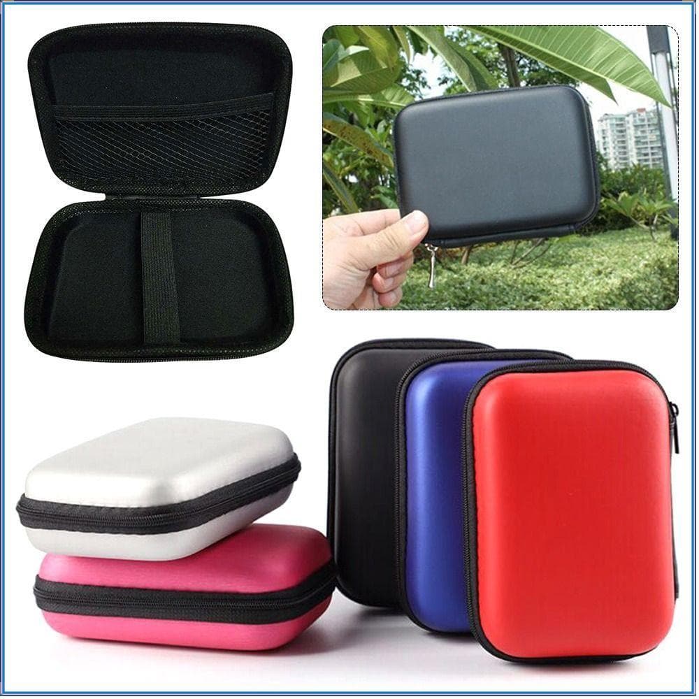 FAYSHOW Bolsa Para Fone De Ouvido , Acessórios Cartão De Memória De Transporte , Caixa SSD HDD Externa De 2.5 "