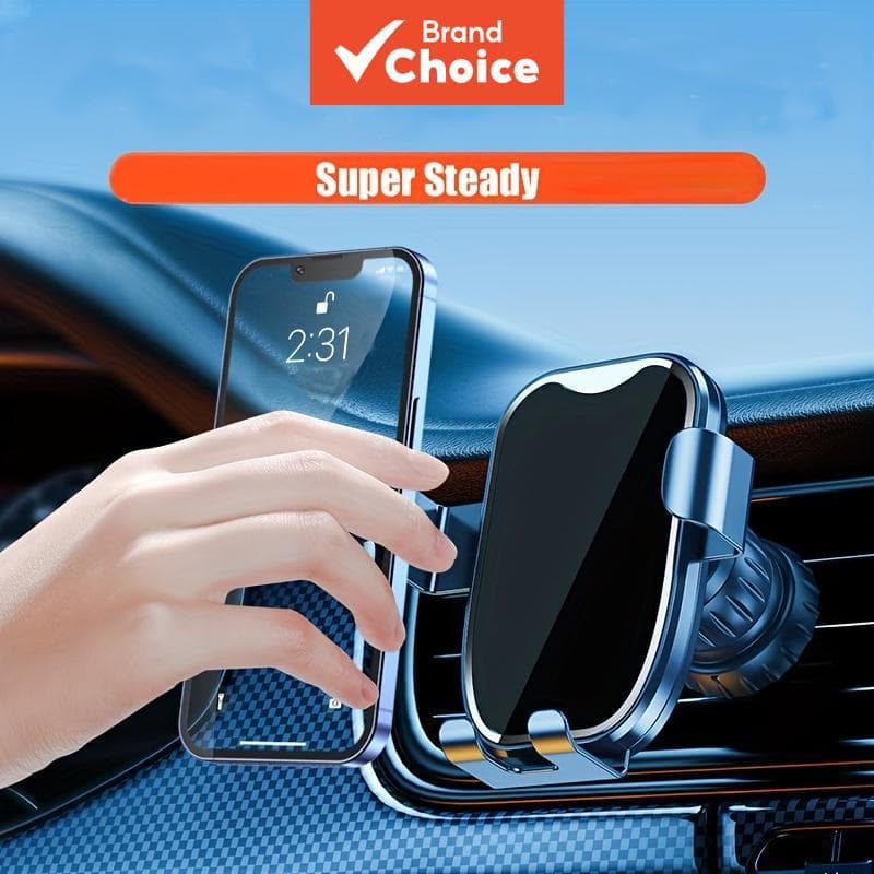 Suporte para Celular Saimili para Saída de Ar do Carro, Universal com Trava Automática, Compatível com a Maioria dos