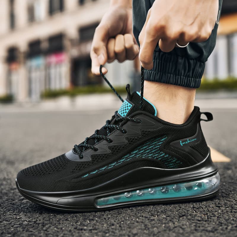 Tênis de corrida novo estilo Ultra-leve respirável absorção de choque sapatos esportivos almofada de ar Casual tênis de 