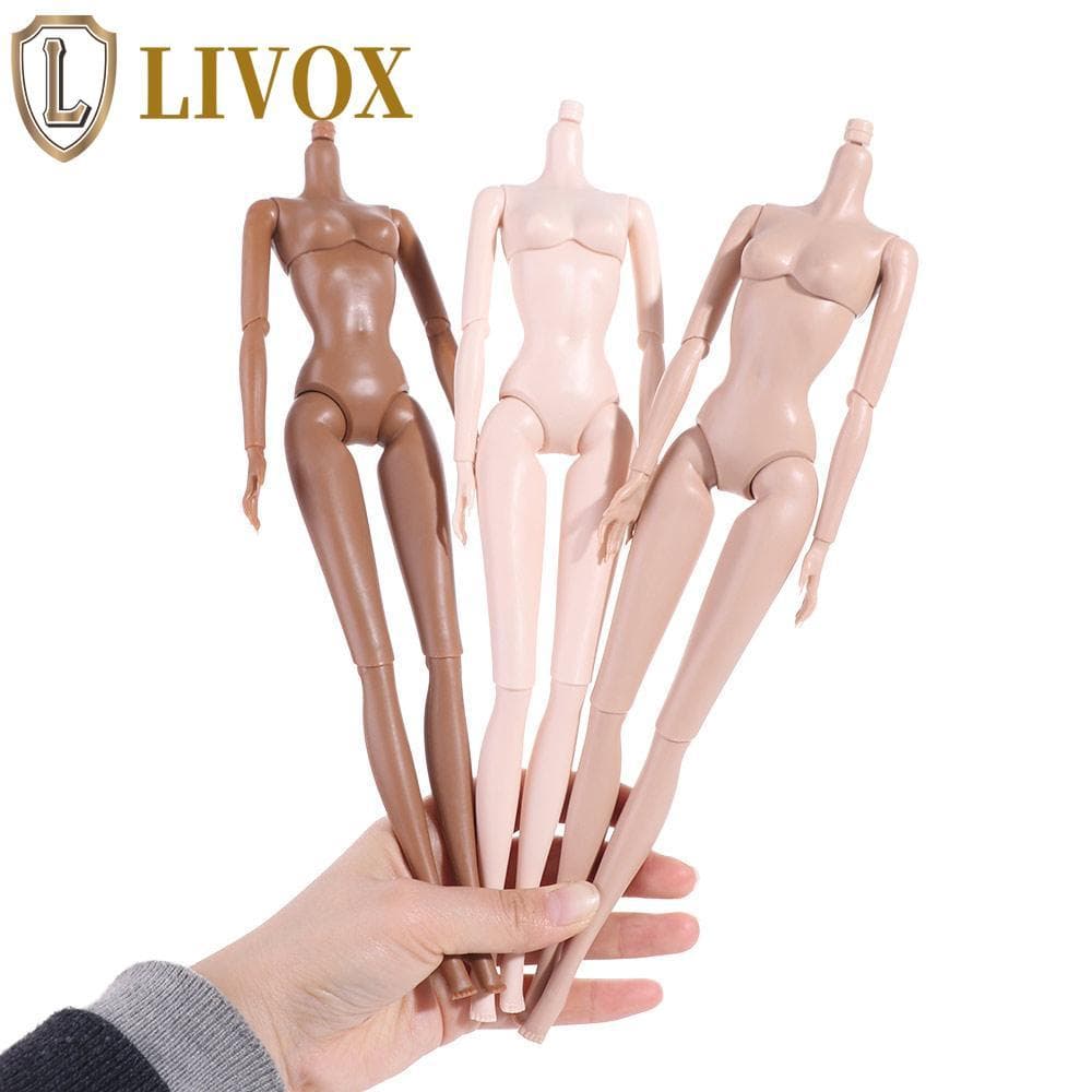 Bonecas BJD Nuas Articuladas LIVOX , 11 Articulações , Boneca Sólida De 30 Cm Super Modelo , Corpo De Figura Corporal De