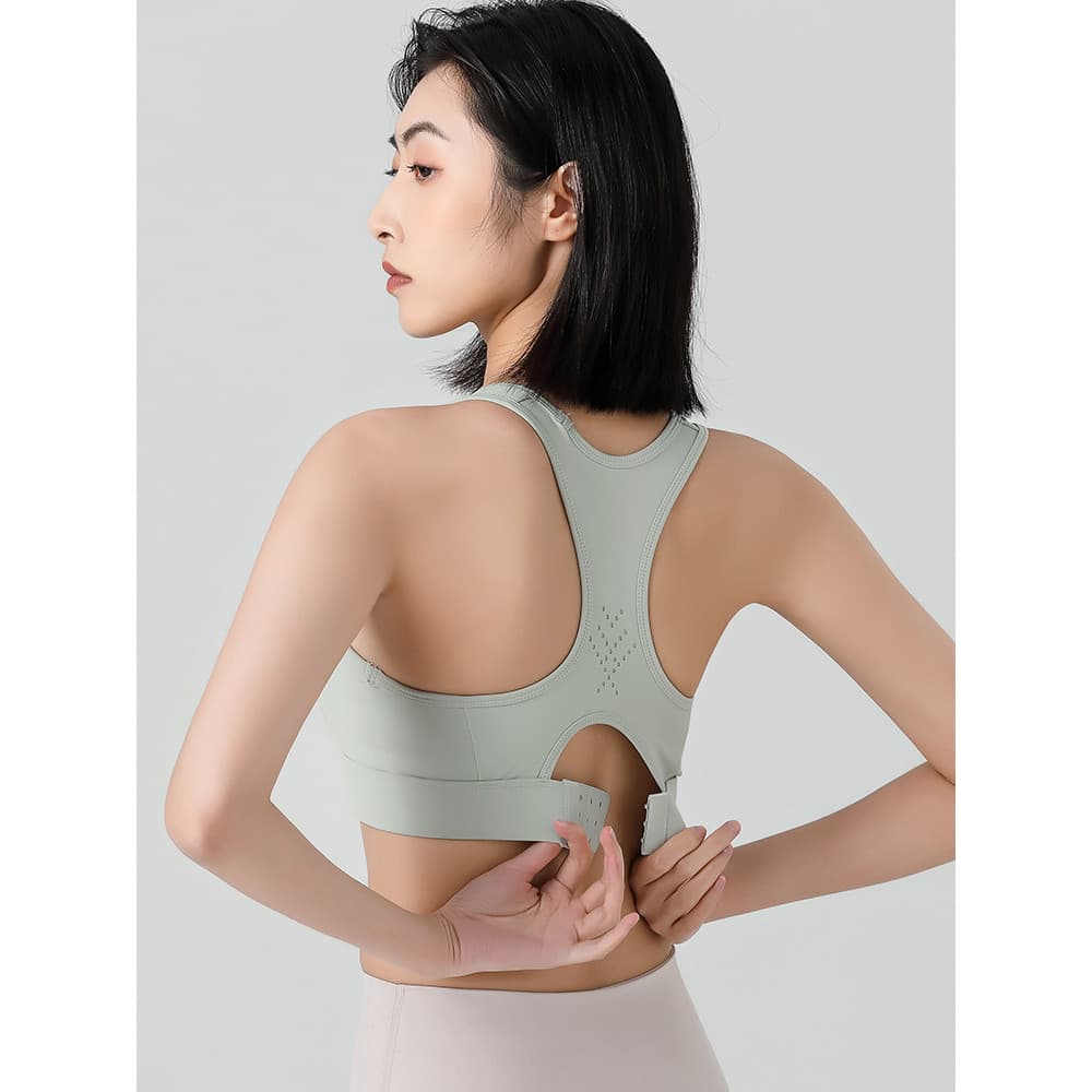À prova de choque correndo Yoga esportes roupa interior feminina bonito colete traseiro Push-Up sutiã roupas de Fitness 