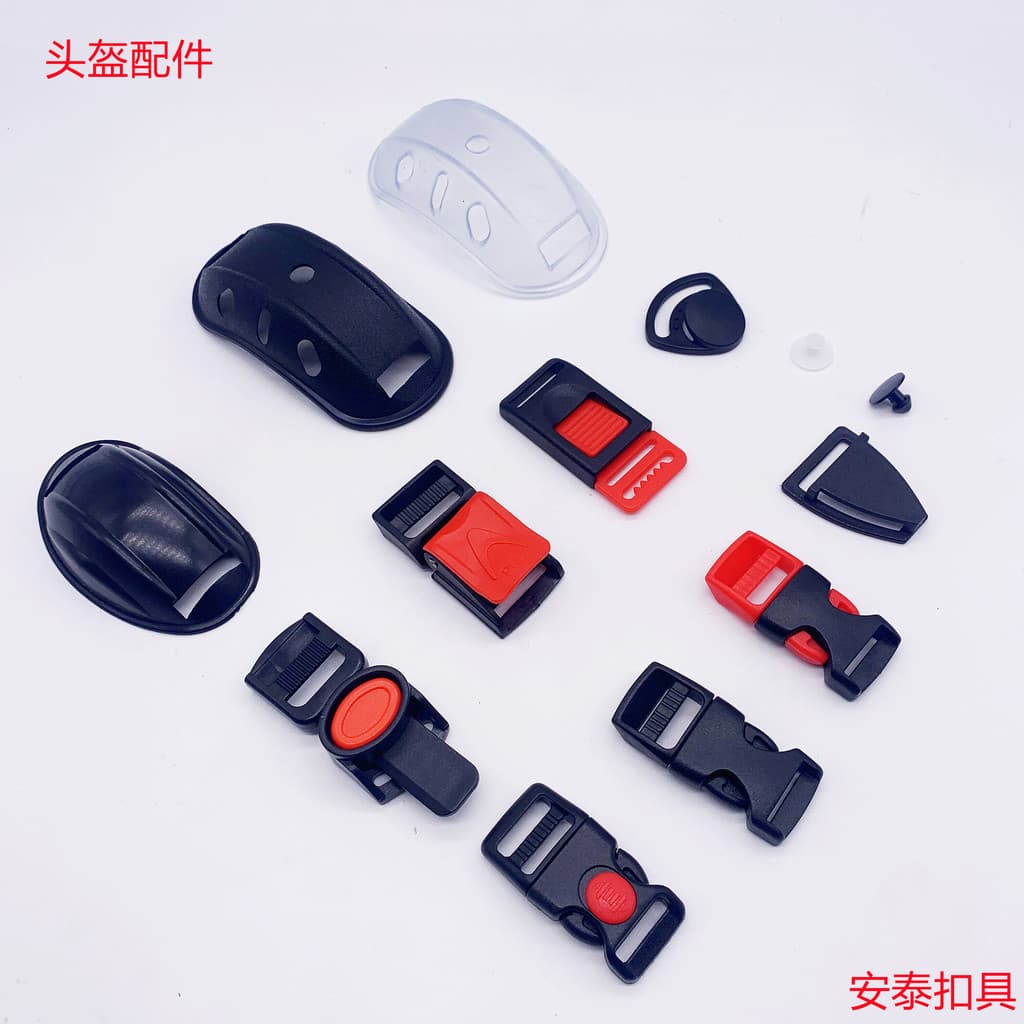 Suporte de queixo para capacete de moto de plástico, acessório de proteção com fecho para capacete de moto elétrica, pre