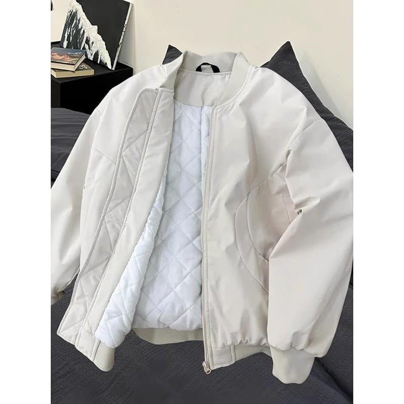 Amoy jaqueta americana jaqueta Bomber jaqueta de algodão masculina outono inverno Casual All-Match jaqueta uniforme de b