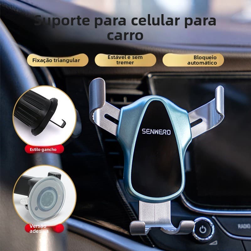 Suporte de celular para navegação, suporte de carro, suporte triangular espelhado, suporte magnético de sucesso de venda