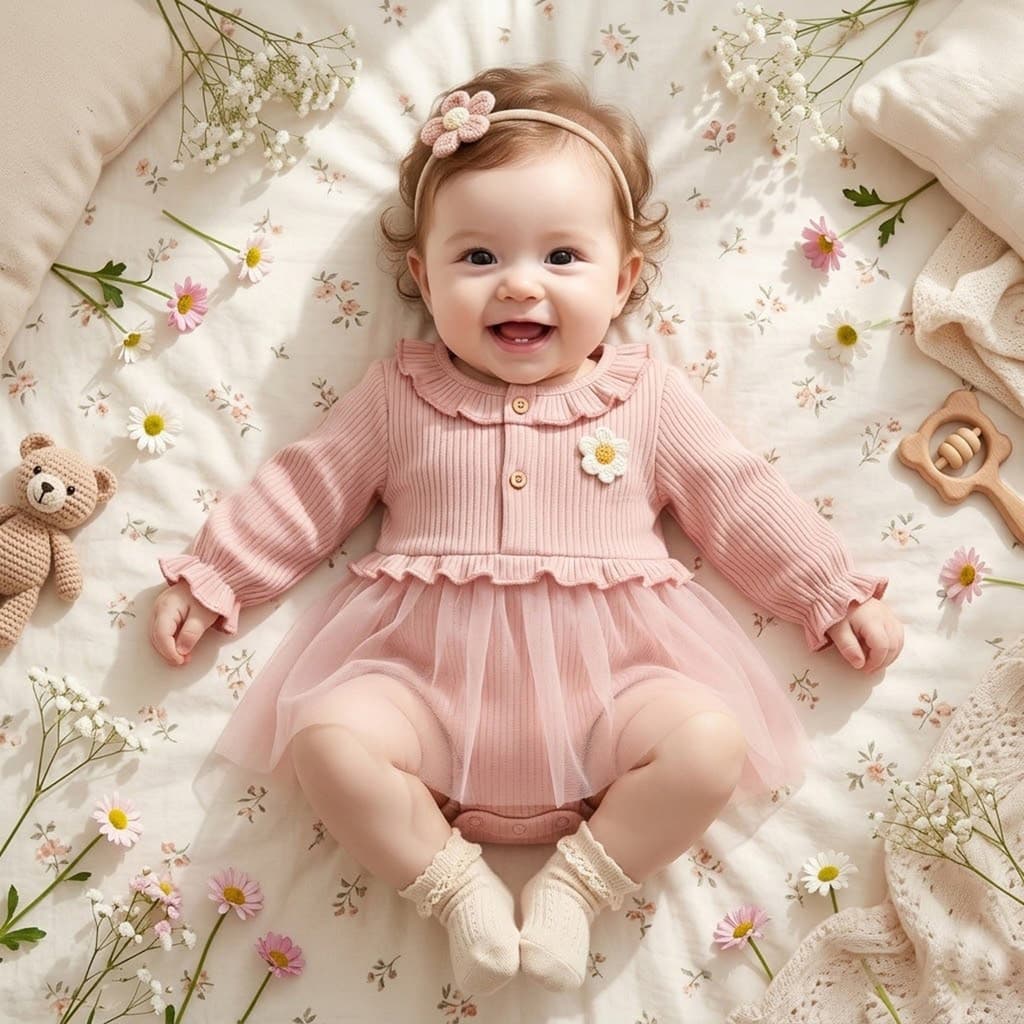 Bebê macacão roupas de outono estilo princesa roupas da menina do bebê macio macacão recém-nascido macacão gaze saia mac