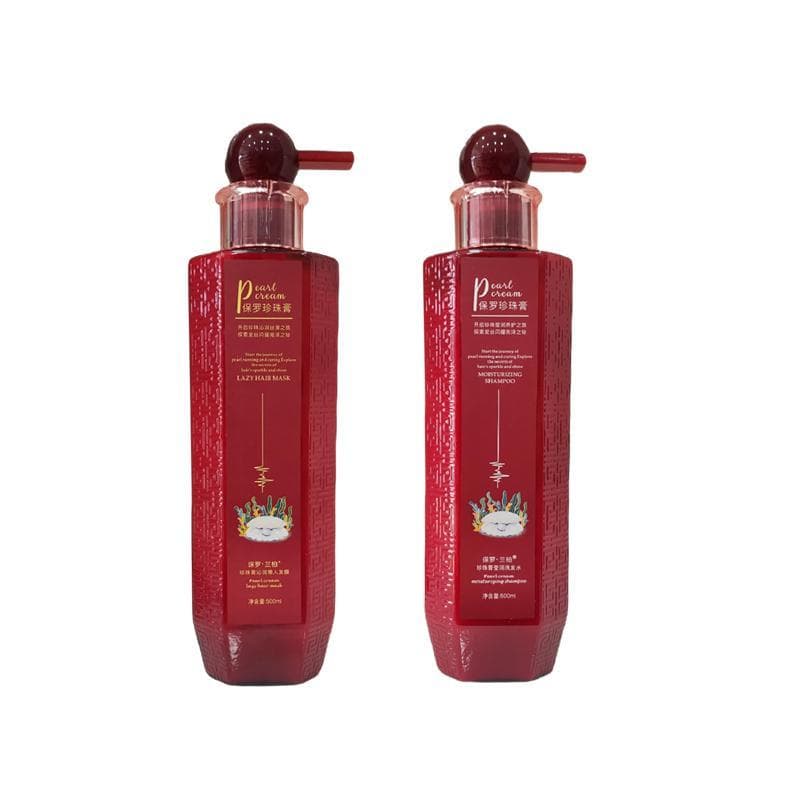 Paul Lady Pearl Creme Hidratante Shampoo Limpeza Hidratante Hidratante Iluminando Suave Máscara de Cabelo Preguiçoso 500
