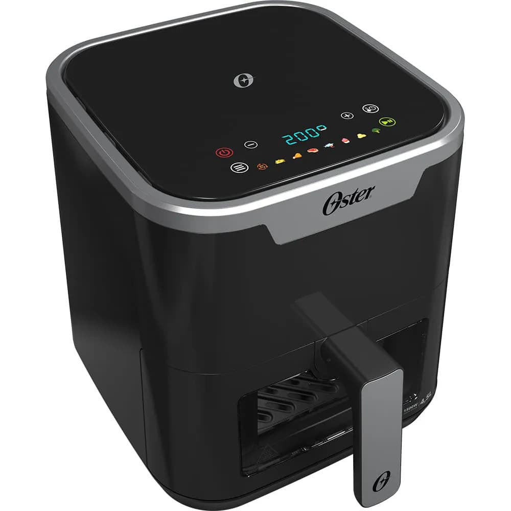 Fritadeira Air Fryer Oster Ofrt920 Digital 4,5l Preto Preto 127v