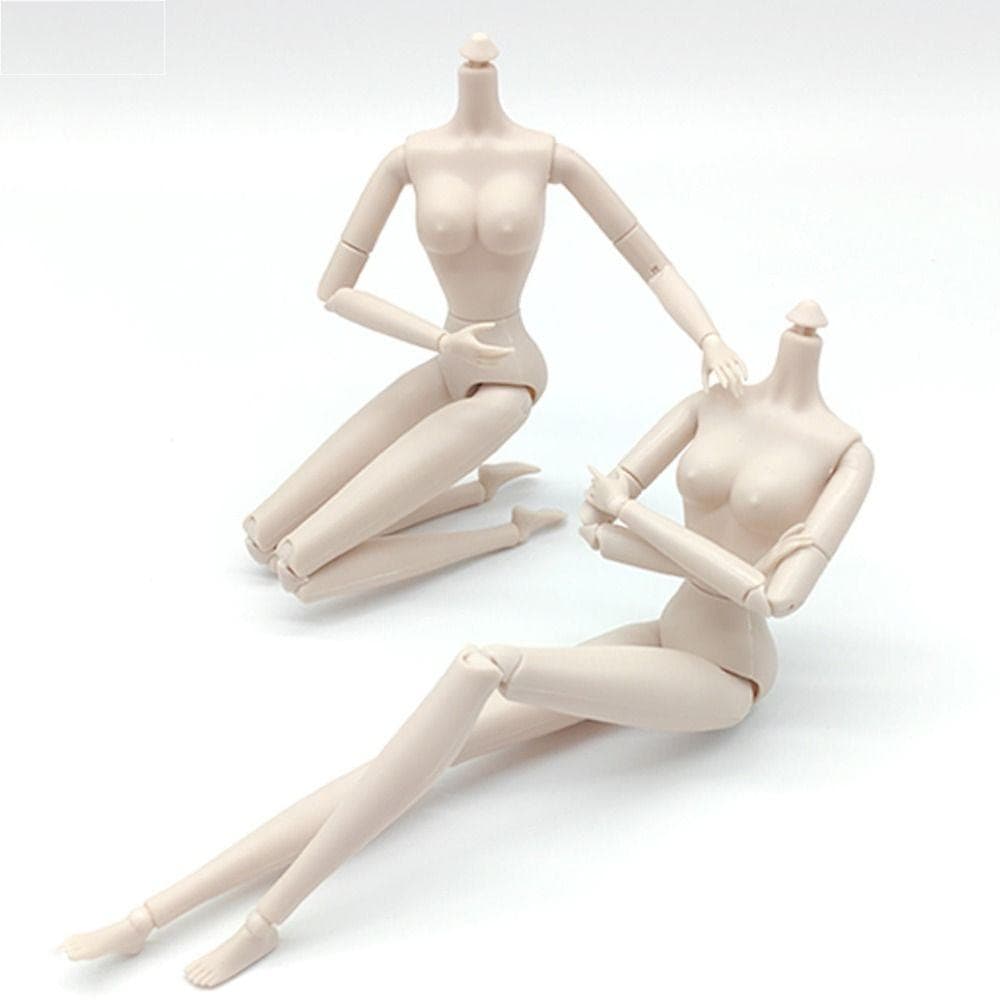  Bonecas BJD Nuas Articuladas , 28 Articulações 1/6 Boneca Pele Branca Brinquedos De Nua , Super Modelo Multifunci