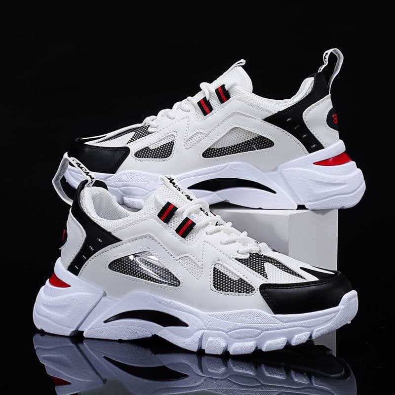 Moda masculina sapatos esportivos originais ao ar livre tênis de corrida respirável confortável americano rua tênis Prep