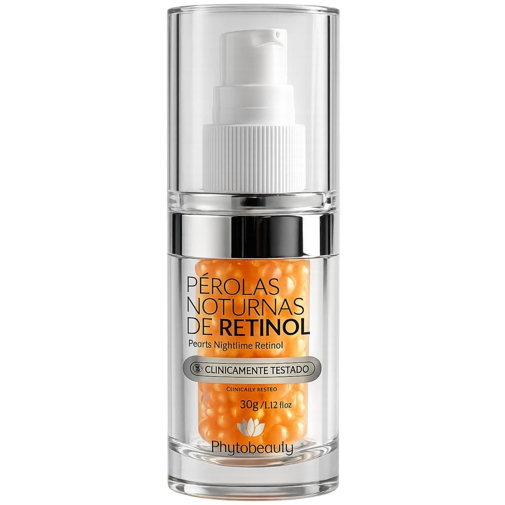 Pérolas de Retinol Nanoencapsulado Phytobeauty Anti Idade com Vitamina E e Ácido Hialurônico