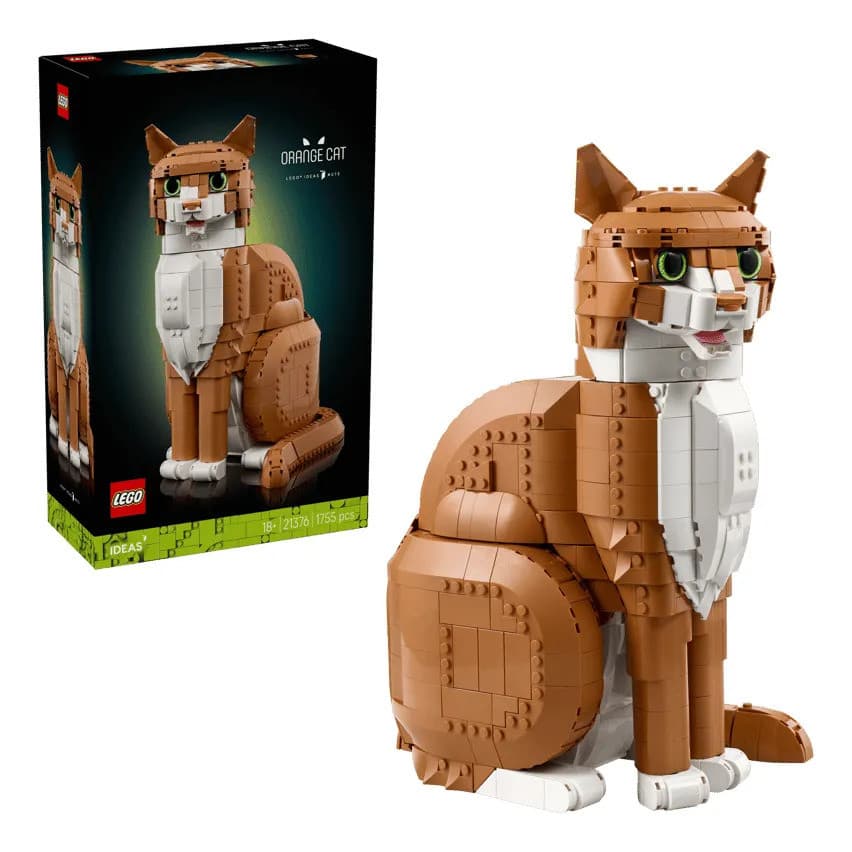 Blocos de Montar LEGO Ideas Gato Laranja 21376 1755 Peças