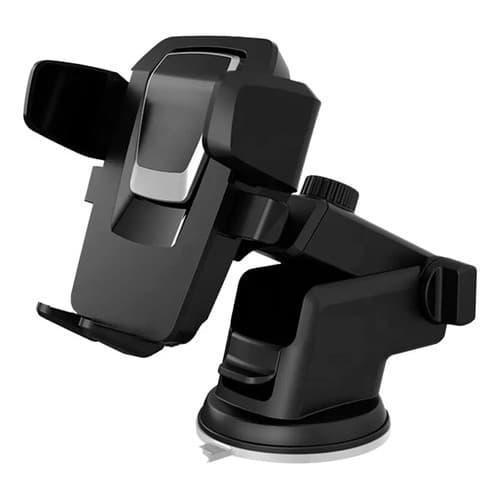 Suporte Veicular Celular Carro Ventosa Tomate Painel Vidro GPS 3.5 a 6 Polegadas Universal Smartphone Iphone Samsung