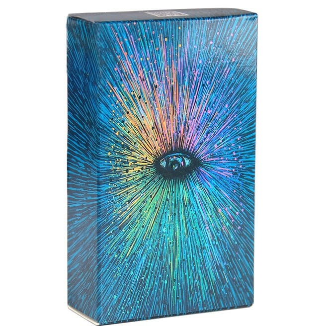 Baralho de Tarot Prisma Visions com 78 Cartas para Jogos/Família/Entretenimento/Amigos/Festas/Jogo de Mesa 1MXJ
