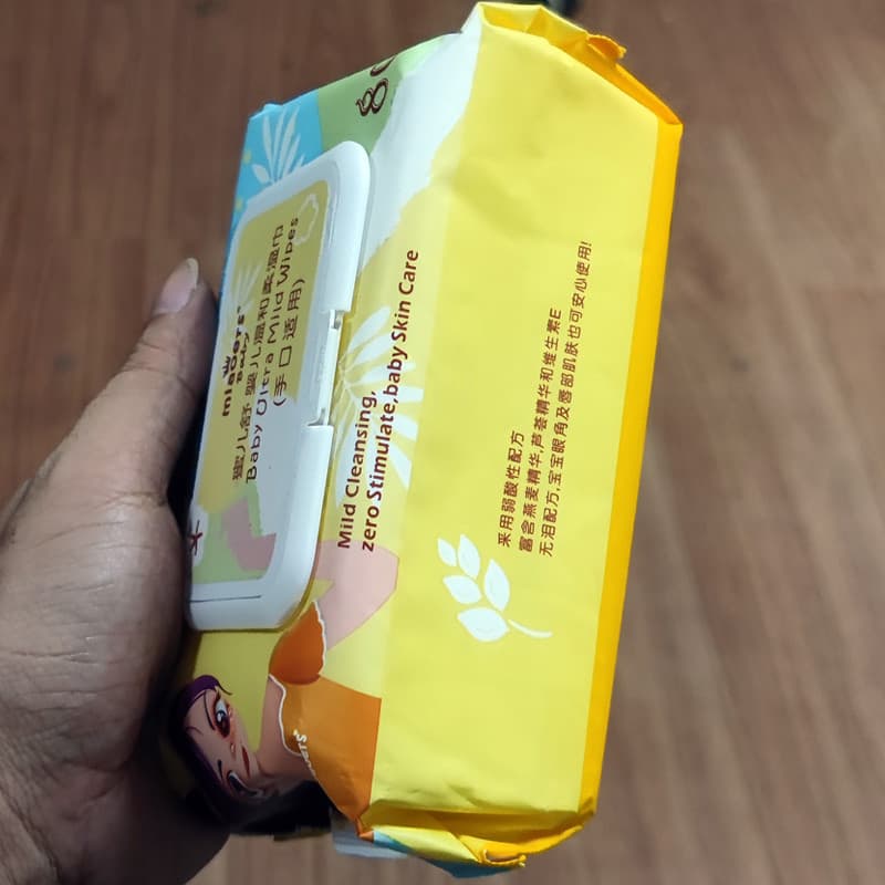 Miaoers Lenços umedecidos suaves para bebês recém-nascidos, 3 pacotes, bebês, crianças, mão, boca, bunda, lenços umedeci