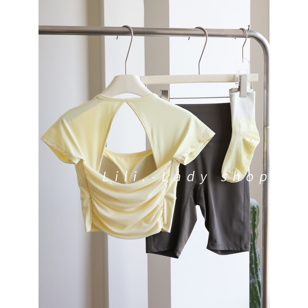 Terno de Yoga feminino de secagem rápida verão manhã correndo roupas High-End roupas esportivas bonitas roupas de Fitnes