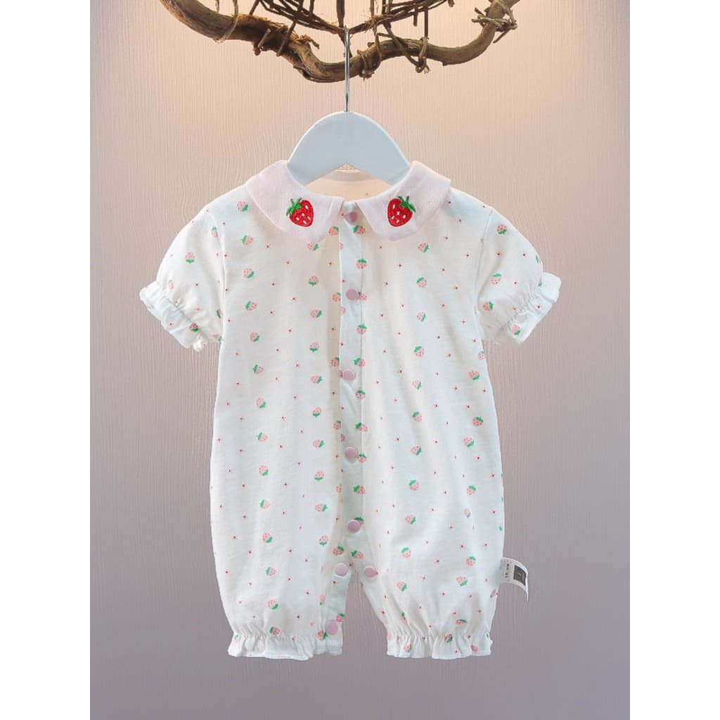 Roupas de bebê estilo fino bebê menina verão macacão roupas de verão bonito Super bonito passeio macacão de bebê verão