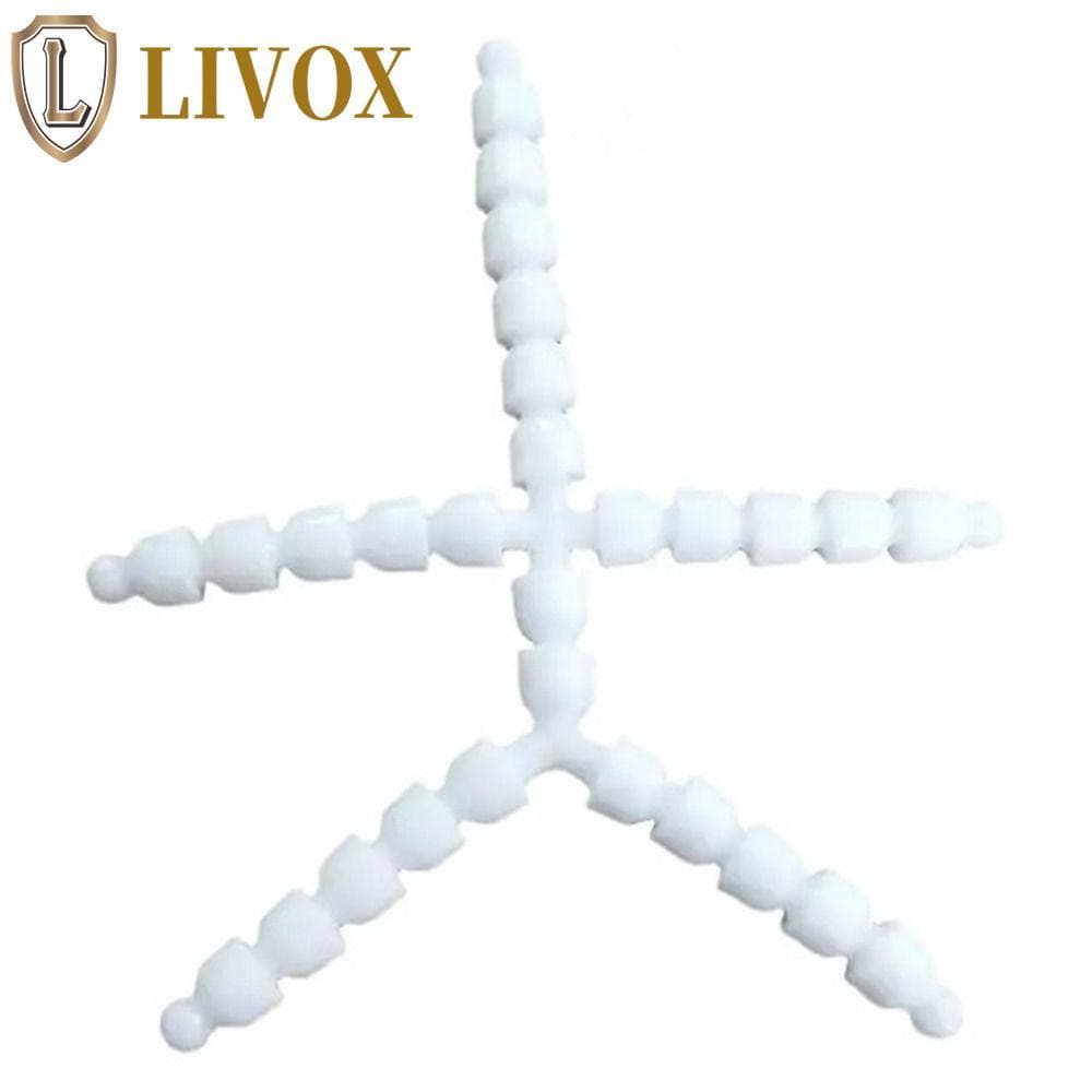 Esqueleto De Boneca De Algodão LIVOX , Articulado De Bonecas Móveis Versão Sonora , Pelúcia Flexível Branco