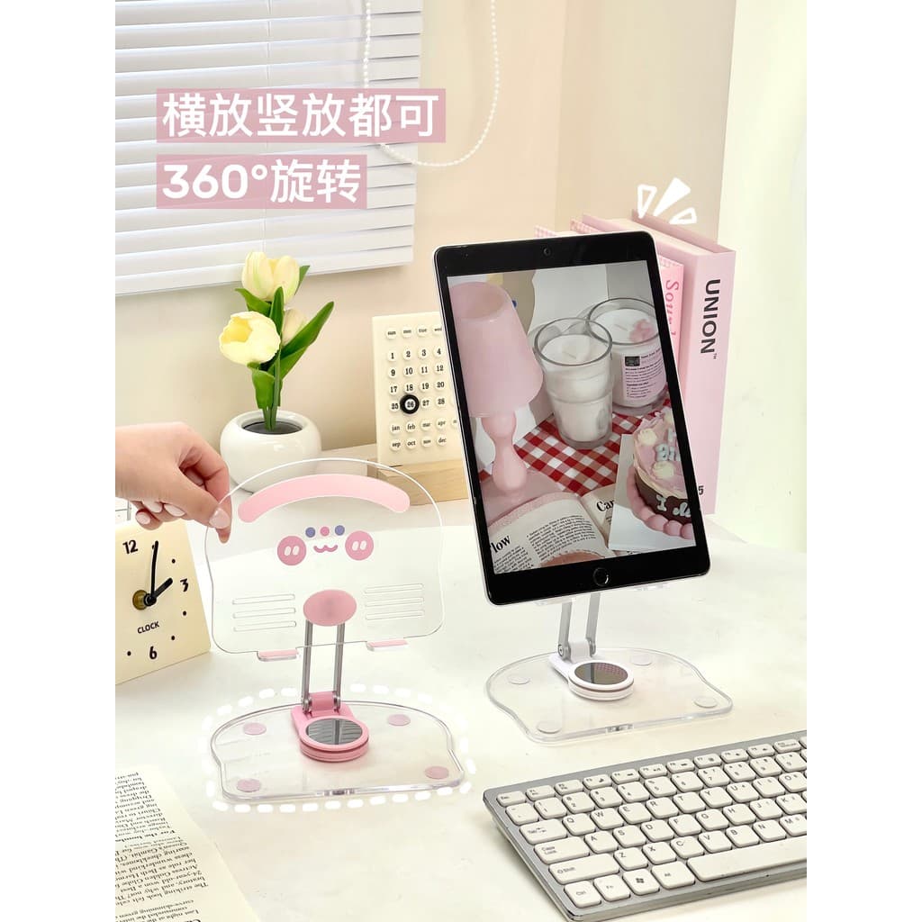 Desktop telefone móvel Tablet suporte computador ipad estudante dormitório desktop leitura prateleira suporte quadro Rot