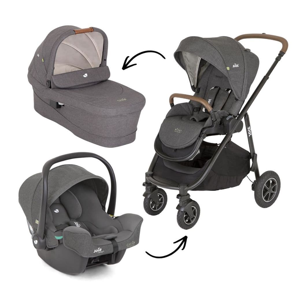 Carrinho Bebê Conforto Moisés TS TRIO Versatrax Cycle Joie