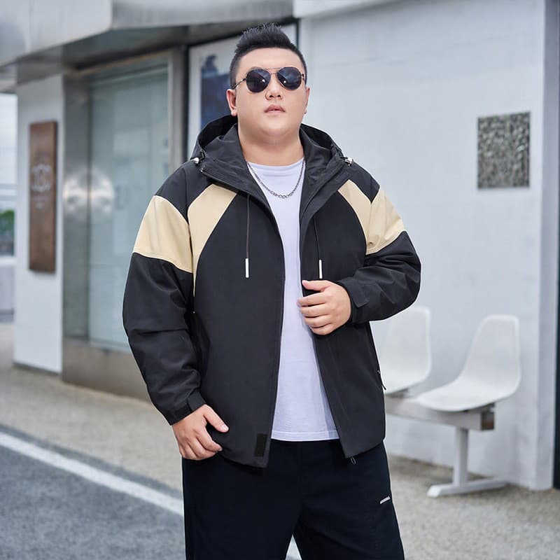 L-9XL jaqueta de tamanho grande Extra grande jaqueta solta masculina roupas de meninos outono ao ar livre jaqueta à prov