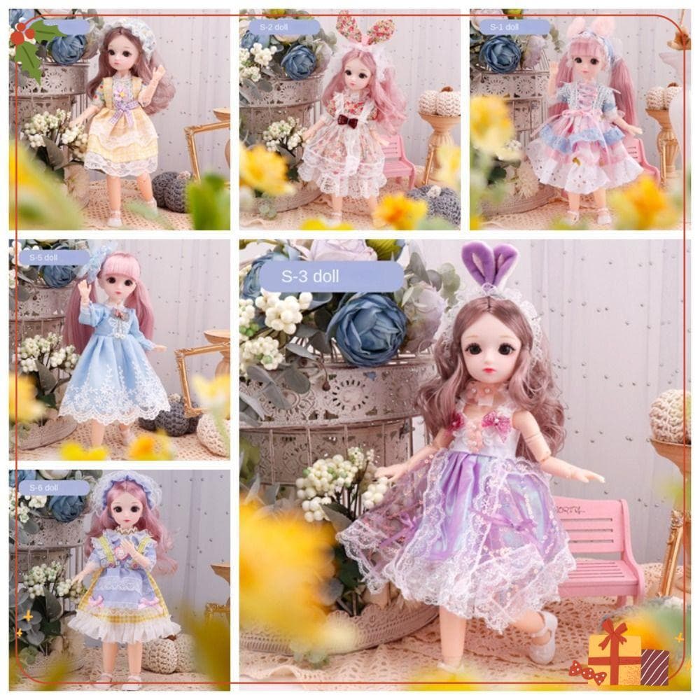 30CM 23 Bonecas Articuladas Móveis , Faça Você Mesmo Com Roupas Conjunto Completo 1/6 Boneca BJD , Brinquedo Para Menina