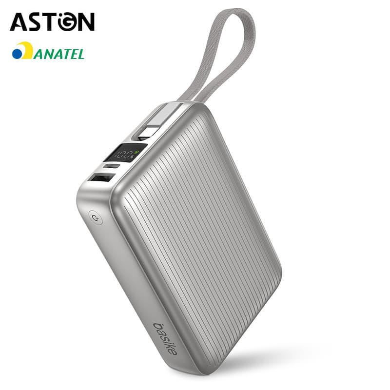 Astgn X Basike Carregador Portátil 20000mAh - Carregamento Rápido 45W Power Bank Carregador Saída dupla