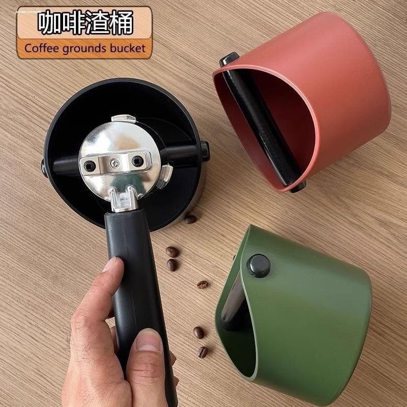 Lixeira de grãos de café italiana, máquina de café especial em pó para bolo, lixeira de canto de café, limpeza de resídu