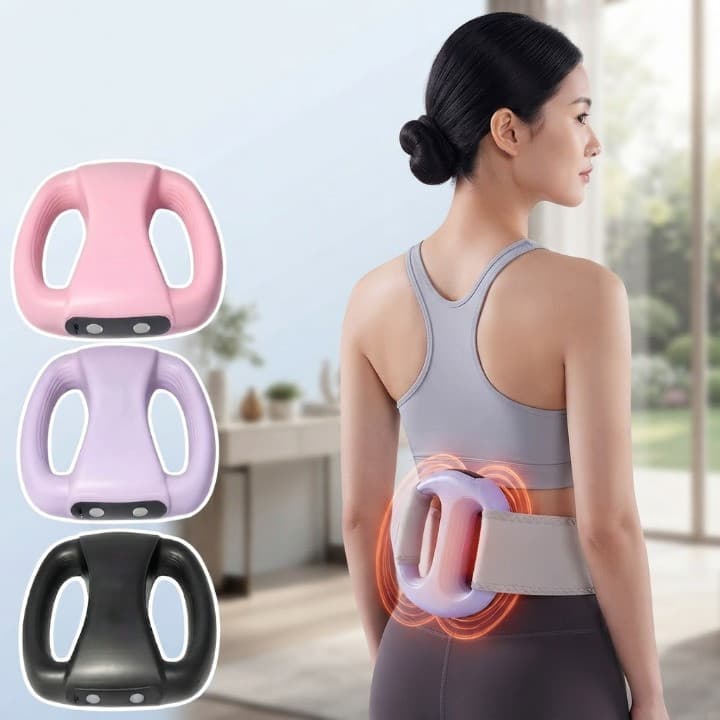 Massageador Anel Elétrico USB Recarregável Portátil Para Relaxamento Muscular e Alívio da Tensão Onelife