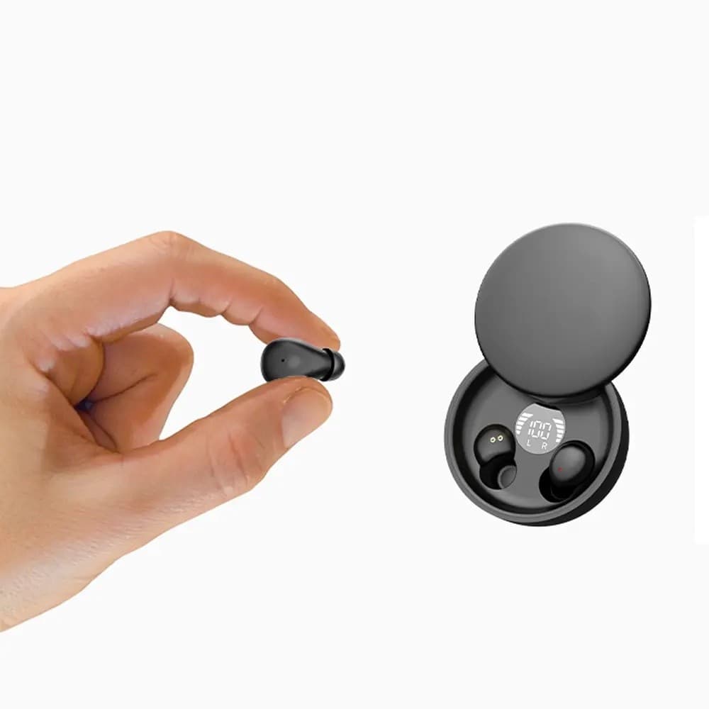 Fones de ouvido sem fio invisíveis Mini fones Bluetooth TWS pequenos Fones de ouvido com cancelamento de ruído Chamadas