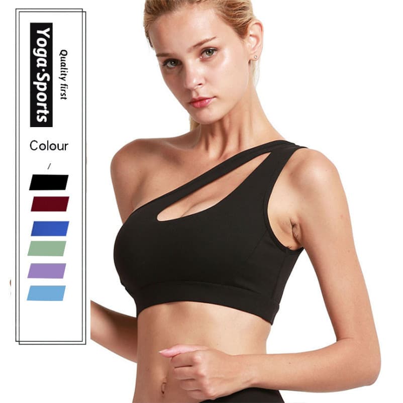 Roupa interior esportiva feminina branco sutiã de Fitness yoga volta correndo reunião esportes colete yoga roupa interio