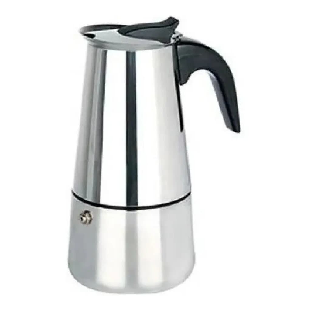 Cafeteira Moka Italiana em Aço Inox 6 Xícaras Café Expresso
