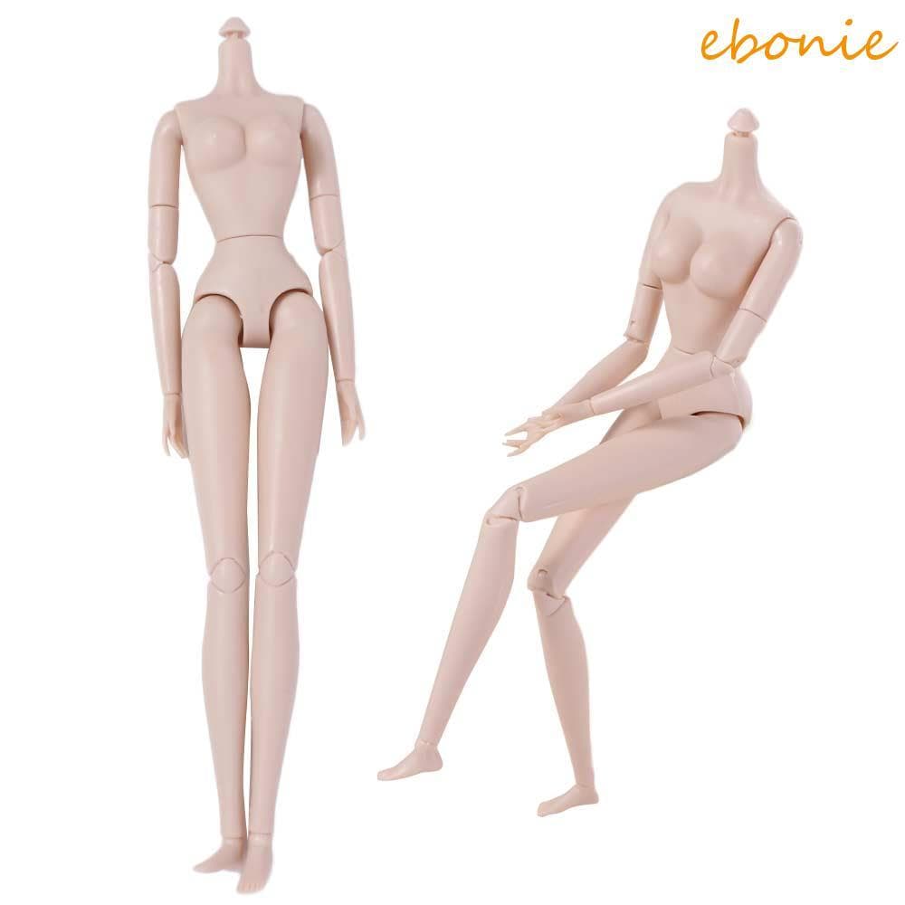 EBONIE Bonecas BJD Nuas Articuladas , 28 Articulações Móveis Pele Branca Brinquedos De Boneca Nua , Super Modelo Multifu