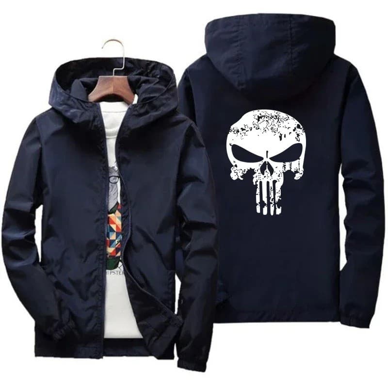 Jaqueta com capuz jaqueta masculina 2025 novo estilo primavera outono versão coreana Casual jaqueta com capuz masculino 