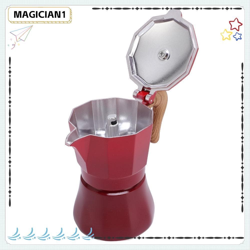 Cafeteira Com Fogão MAGICIAN , Máquina De Café Expresso Válvula Única E Capacidade De 150ml , Material De Alumínio