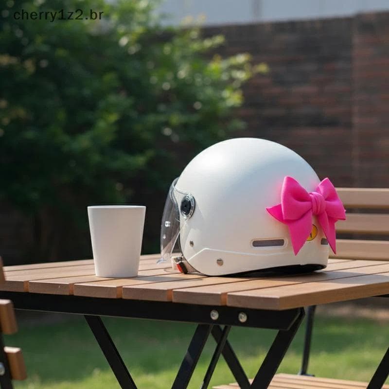 Capacete Arco Decoração Personalizado Capacetes De Patinação Acessórios Elegante Bowknot Para Motocicleta Moto DIY Prese